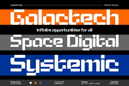 Backsten Logotype Font