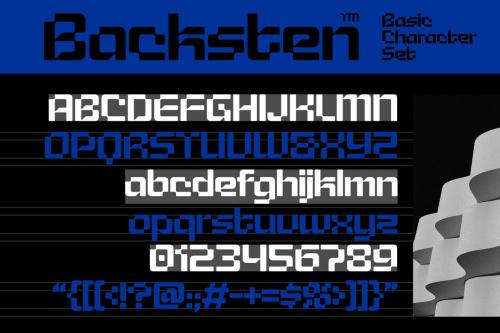 Backsten Logotype Font