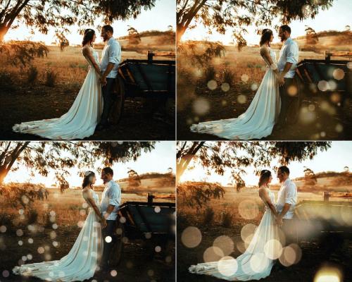 15 Wedding Light Overlays,