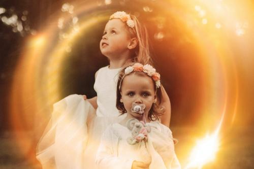 43 Ring Lens Flare Overlays & Photoshop Action