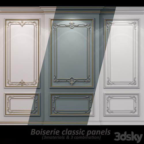 Wall molding 21. Boiserie classic panels