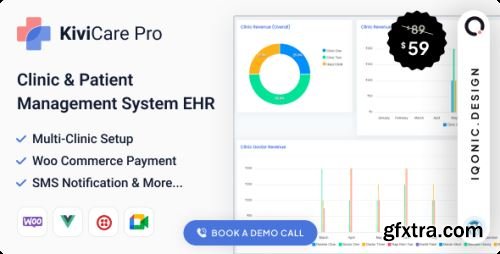 CodeCanyon - KiviCare Pro - Clinic & Patient Management System EHR (Add-on) v2.3.0 - 30690654 - Nulled
