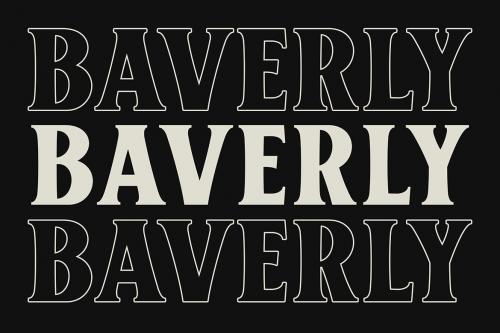 Helvers a Strong Bold Serif Font