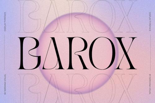 Barox - Modern Font