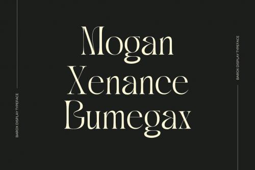 Barox - Modern Font