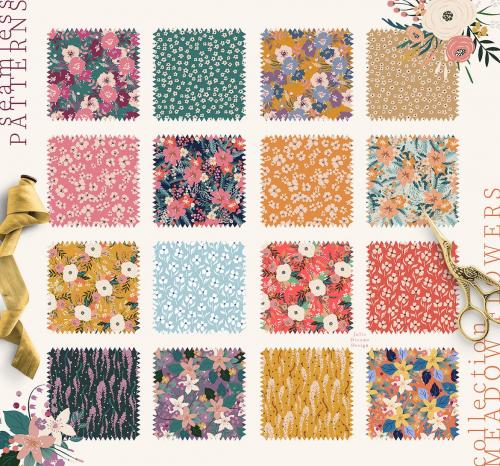 Meadow Flowers Vector Tiny Floral Elements
