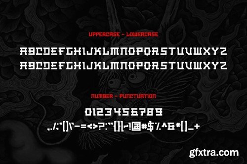 Chinese Boxs - Font YG2DUWA