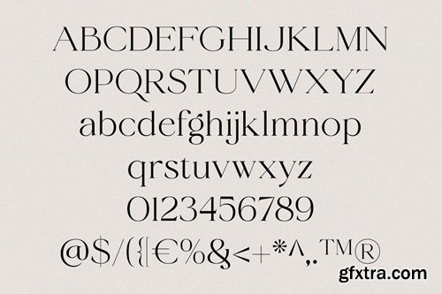 Radiant Charisma - Elegant Serif Family SXKEDQF