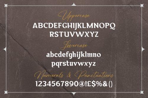 Vintage Serif Font