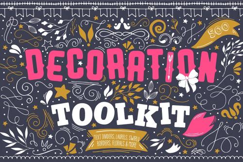 Decoration Toolkit Vector Arrows Borders Frames