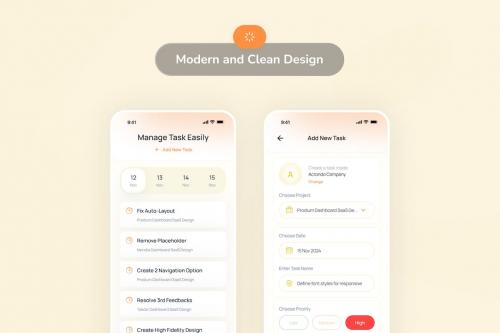 Cutiz - Task Manager App UI