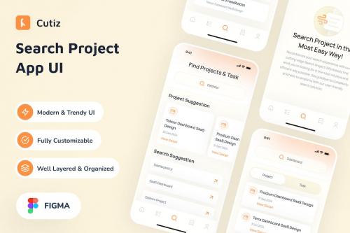 Cutiz - Search Project App UI