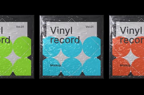 Vinyl Record Mockups Pack