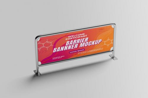 Barrier Banner Mockup