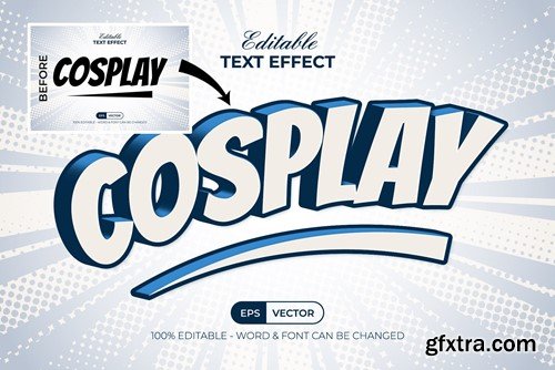 Cosplay Text Effect Comic Style KL3MEPD
