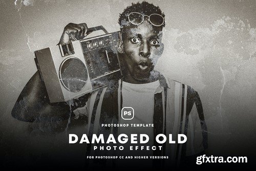 Damaged Old Photo Effect APGYST3