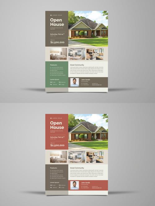 Real Estate Flyer Layout - 269080926