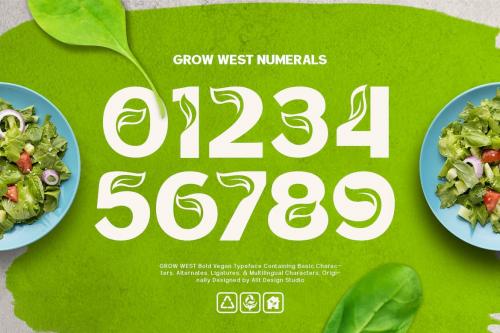 Grow West Nature Typeface