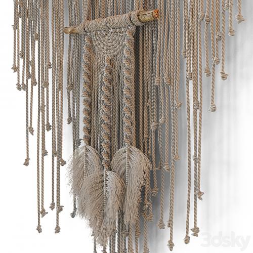 Macrame panels