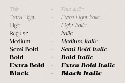 Radiant Charisma - Elegant Serif Family