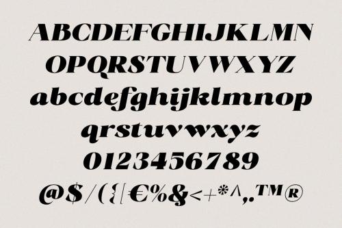 Radiant Charisma - Elegant Serif Family