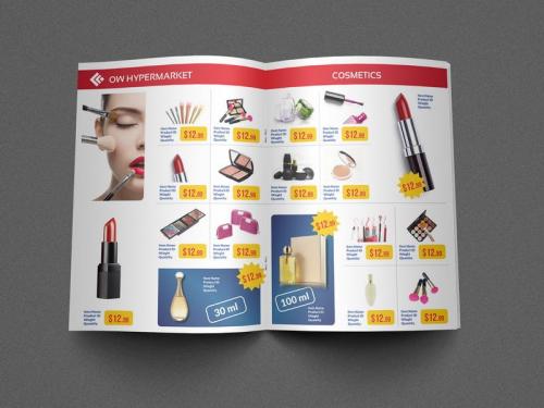 Supermarket Catalog Brochure Template