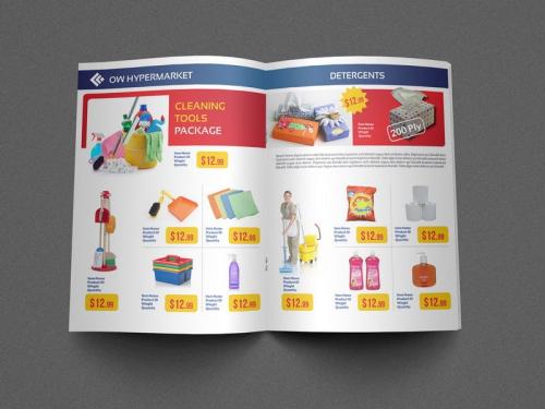 Supermarket Catalog Brochure Template