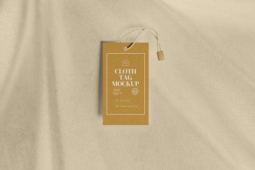 Clothing Tag Mockup