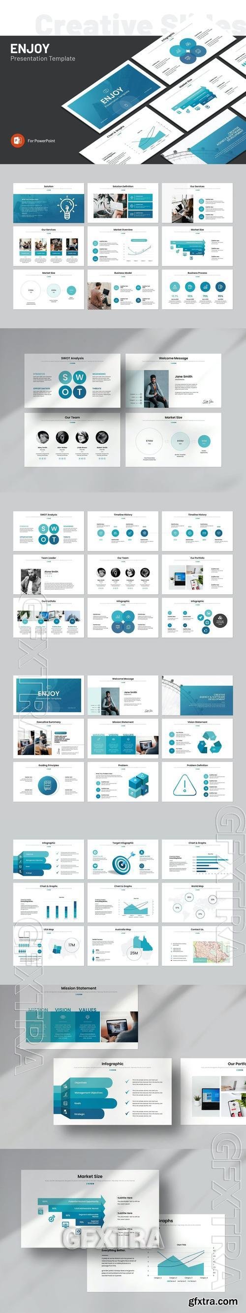 Enjoy PowerPoint Template 3B8MLUM