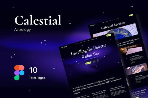 Celestial - Astrology Website Design Template