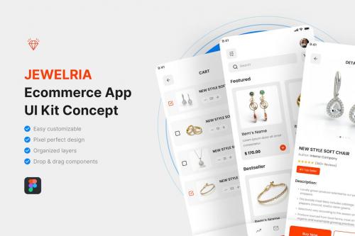 Jewelry Store Mobile App UI Kit