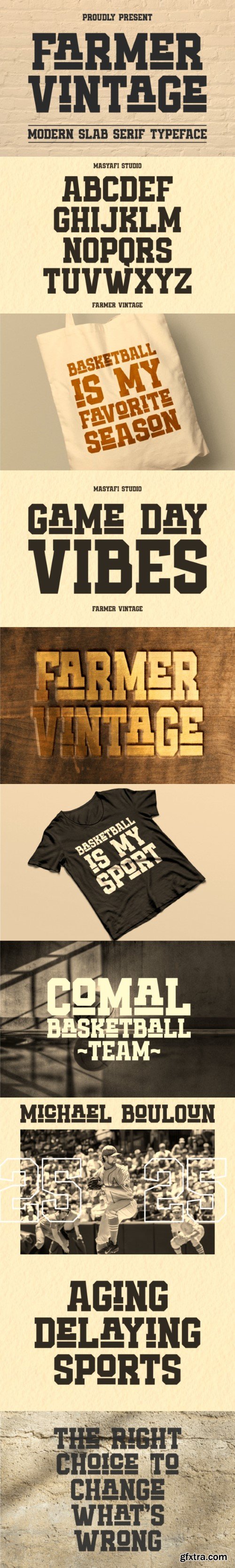 Farmer Vintage Font