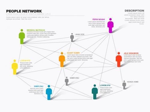 Icons Community Network Layout - 270842753