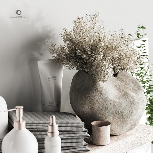 Bathroom Accessories with Plant C