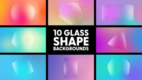 ArtList - Glass Shape Backgrounds - 126940