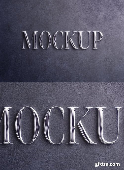 Quick Silver Logo Mockup / Text Effect for Photoshop