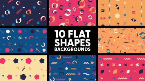 ArtList - Simple Flat Shapes Backgrounds - 126958