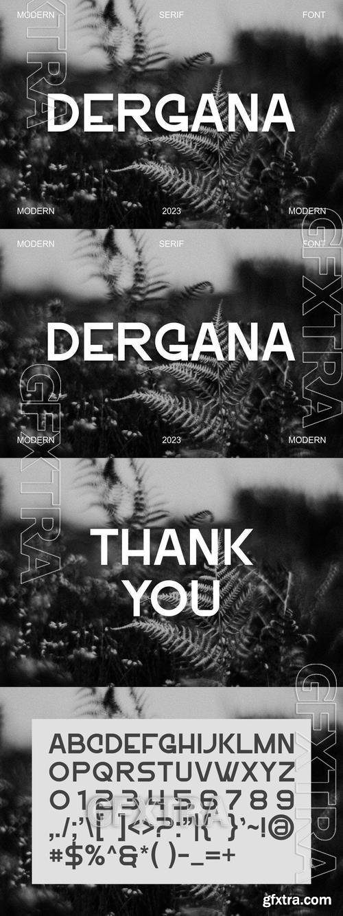 Dergana Font KVGWR5R