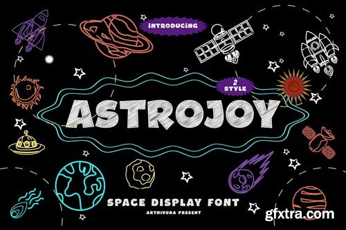 Astrojoy - Space Display Font BV3A9AF