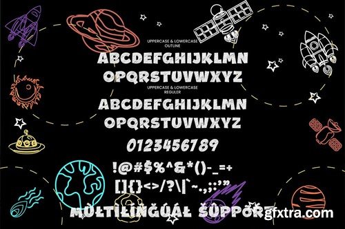 Astrojoy - Space Display Font BV3A9AF