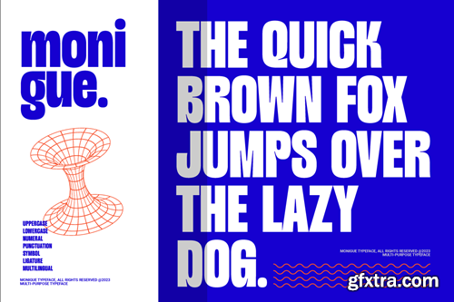 Monigue - Condensed Sans Font WRZJTC2