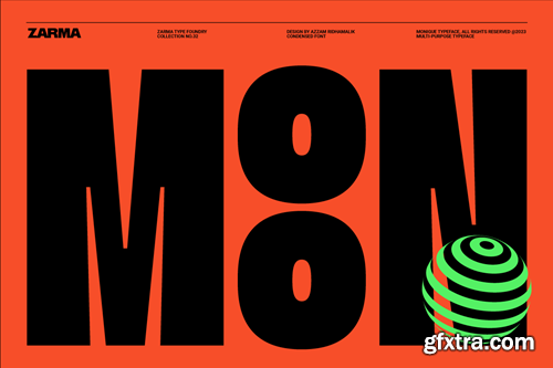 Monigue - Condensed Sans Font WRZJTC2