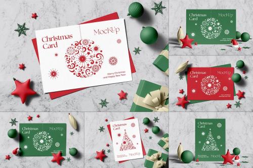 Christmas Card Mock-up