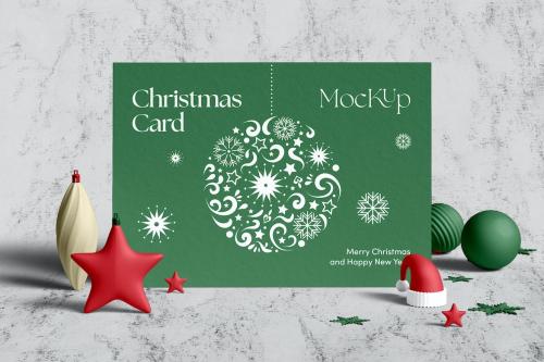 Christmas Card Mock-up