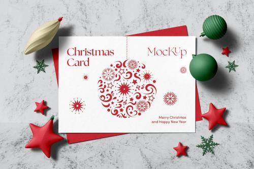 Christmas Card Mock-up