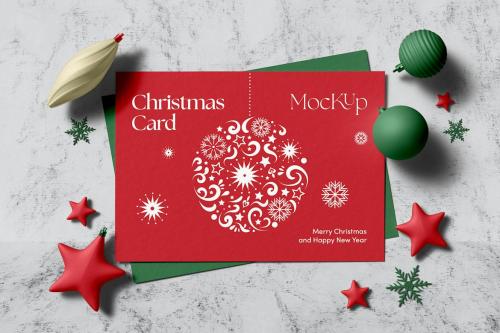 Christmas Card Mock-up