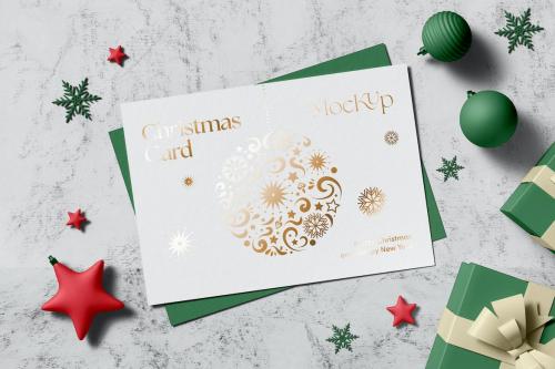 Christmas Card Mock-up