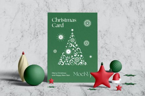 Christmas Card Mock-up