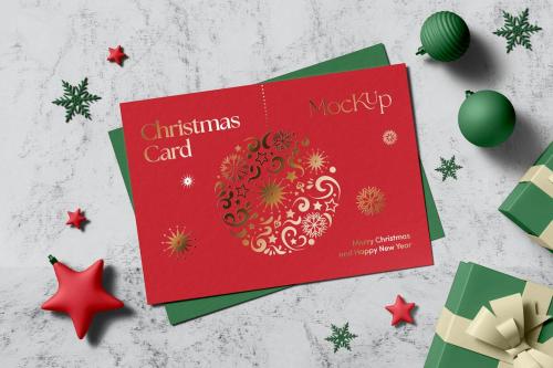 Christmas Card Mock-up