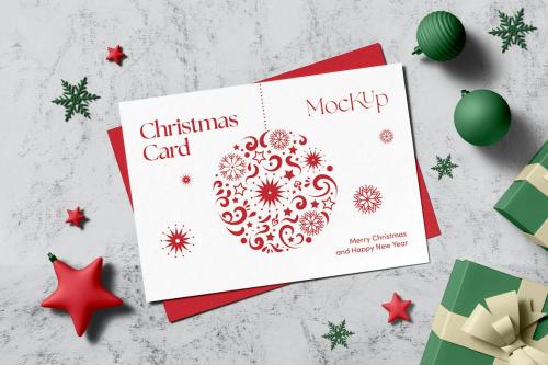 Christmas Card Mock-up